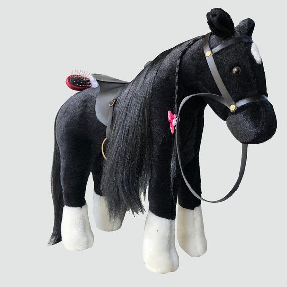 Premium pony toy with brush, hair clip and blanket - Picture 3 of 6